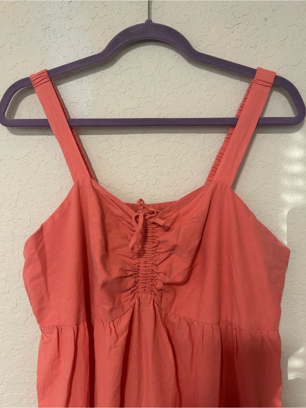 Vibrant Terra & Sky Coral, Pink and Magenta Tiered Maxi Dress Size 0X - Picture 4 of 11